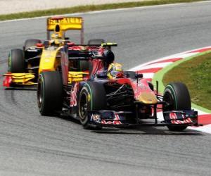 Puzzle Jaime Alguersuari - Toro Rosso - Βαρκελώνη 2010
